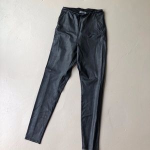 Lysse Faux Matte Leather Leggings Small